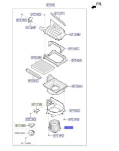 مروحة مكيف داخلية