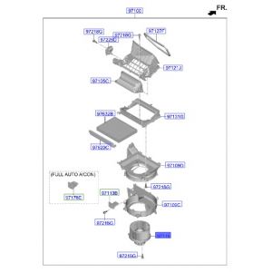 مروحة مكيف داخلية