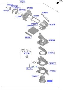 مروحة مكيف داخلية