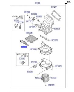 غطاء فلتر المكيف