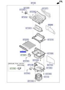 غطاء فلتر المكيف