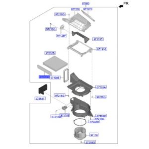 غطاء فلتر المكيف