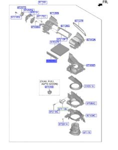 غطاء فلتر المكيف