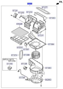 وحدة مروحة مكيف داخلية