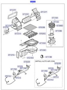 وحدة مروحة مكيف داخلية