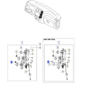 زر تشغيل المكييف