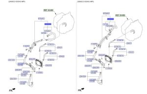خرطوم زيت الجيربوكس الخارج