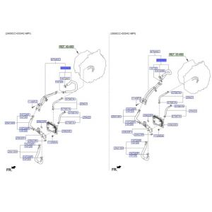 خرطوم زيت الجيربوكس الخارج