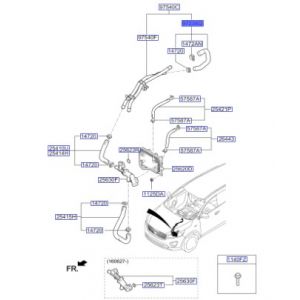 خرطوم زيت الجيربوكس الخارج