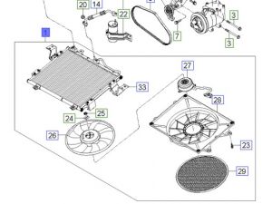 رديتر المكيف و المروحه