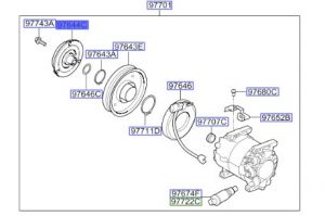 كلتش كمبروسر مكيف