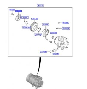 كلتش كمبروسر مكيف