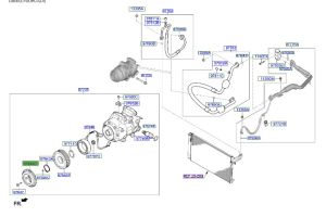 كلتش كمبروسر مكيف