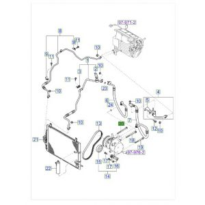 مسمار تثبيت كمبوسر المكيف
