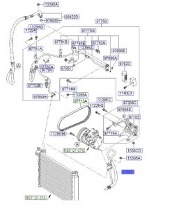 خرطوم غاز المكيف الحار