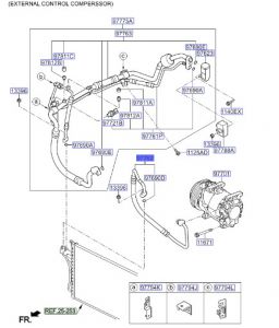 خرطوم غاز المكيف الحار