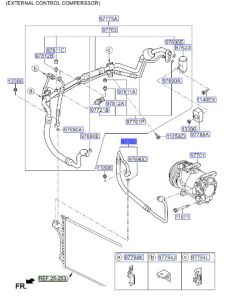 خرطوم غاز المكيف الحار