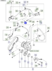 خرطوم غاز المكيف الحار