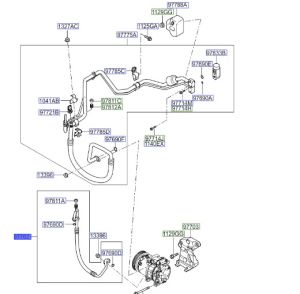 خرطوم غاز المكيف الحار