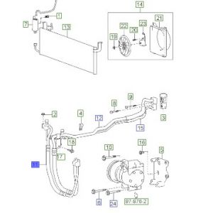 خرطوم غاز المكيف الحار