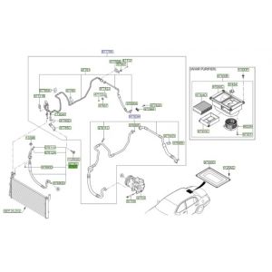 خرطوم غاز المكيف الحار