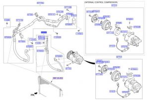 خرطوم غاز المكيف الحار