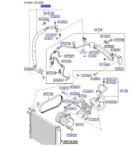 خرطوم مكيف بارد