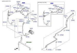 خرطوم و ماصورة المكيف بارد