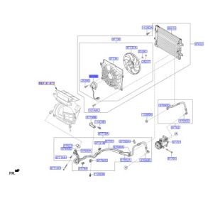 دينمو مروحة رديتر المكيف