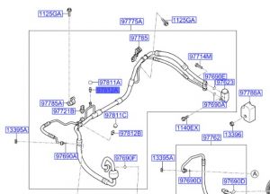 دبوس بلف فتحة تعبئة غاز المكيف