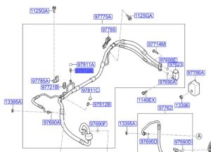 دبوس بلف فتحة تعبئة غاز المكيف