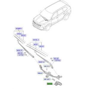 موتور تحريك المساحات الأمامية