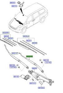 ذراع المساحات