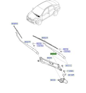 ذراع المساحات