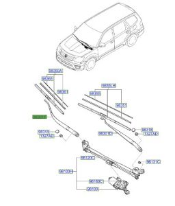 ذراع المساحات