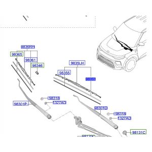 جلدة مساحة زجاج