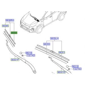 جلدة مساحة زجاج