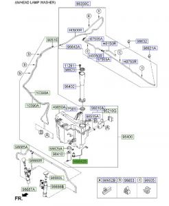 حساس مستوى الماء في قربة المساحات