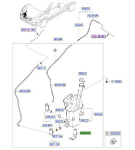 حساس مستوى الماء في قربة المساحات