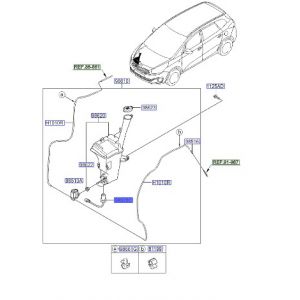 حساس مستوى الماء في قربة المساحات
