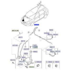 خرطوم ماء المساحات