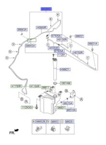 خرطوم ماء المساحات