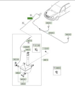 خرطوم ماء المساحات