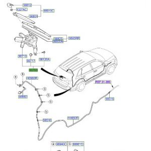 مثبت و موتور المساحات الخلفية
