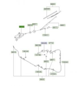 موتور تحريك المساحات الخلفية