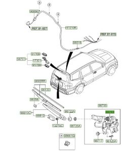 موتور تحريك المساحات الخلفية
