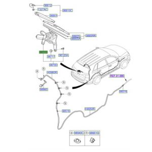 موتور تحريك المساحات الخلفية