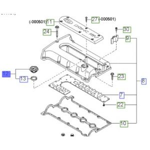 غطاء فلتر زيت الماكينة