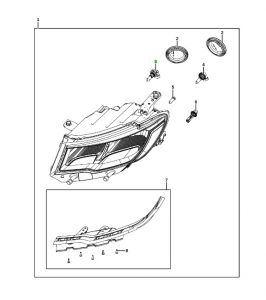 لمبة إضاءة أمامية