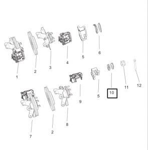 فحمات فرامل أمامية يمين